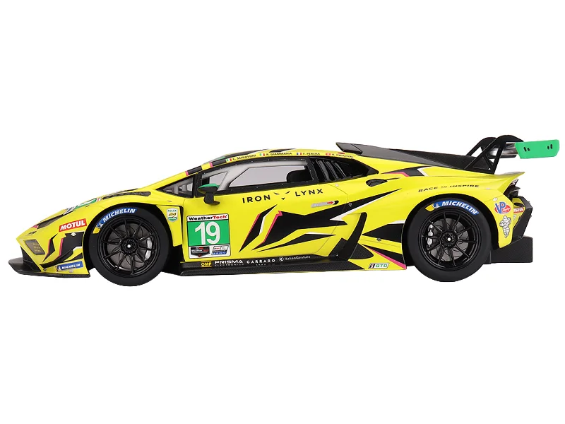 Underwater - city model toys for marine - fantasy play​ Lamborghini Huracan GT3 EVO2 #19 Raffaele Giammaria - Rolf Ineichen - Franck Perera - Claudio Schiavoni "Iron Lynx" IMSA GTD "24 Hours of Daytona" (2023) 1/18 Model Car by Top Speed
