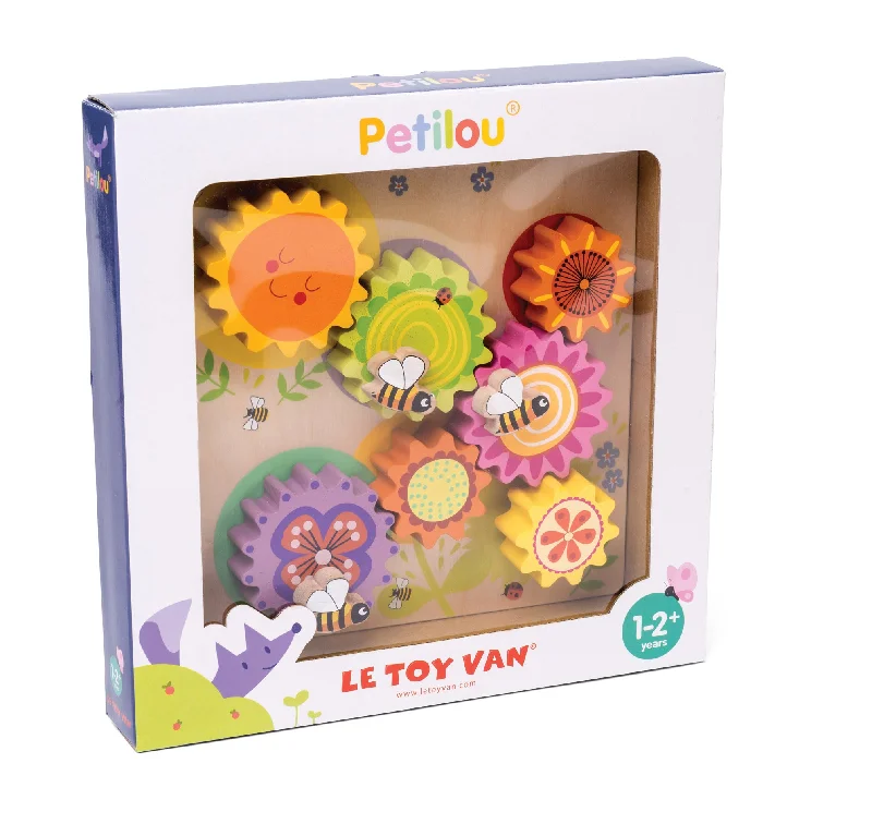 Wooden animal figurines for nature - themed play​ Le Toy Van Gears and Cogs Busy Bee Learning