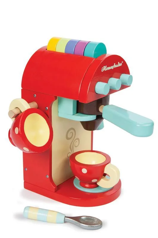 Wooden play garages for car storage​ Le Toy Van - Honeybake Chococcino Machine
