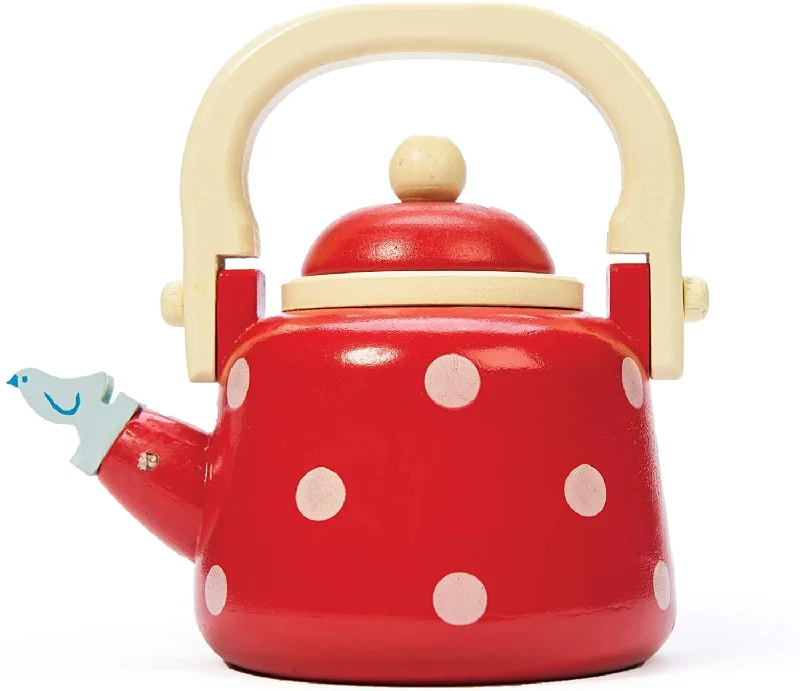 Sustainable wooden toys made from recycled wood​ Le Toy Van  Honeybake Wooden Dotty Kettle