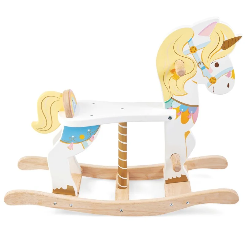 Wooden play garages for car storage​ Le Toy Van - Petilou Rocking Unicorn
