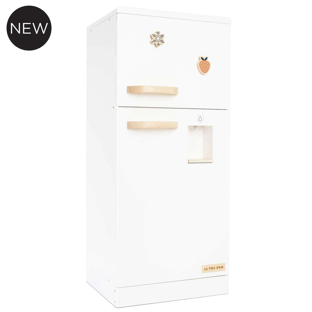 Wooden battery - operated toys for added functionality​ Le Toy Van TV348 Wooden Fridge Freezer