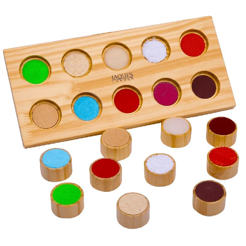 Wooden number toys for math concepts​ Sensory Board for Toddlers - Colourful Textured Toy