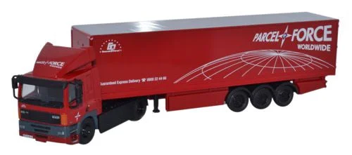 Luxury sports cars with high - performance engines​ Oxford Diecast DAF 85 2 Axle 40ft Box Trailer Parcelforce - 1:76 Scale
