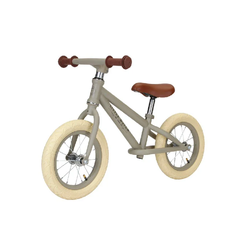 Wooden walker toys for learning to walk​ Little Dutch Balance Bike - Matte Olive