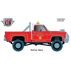 Vehicle wraps for advertising and style​ M2 1/64 1976 Chevrolet Scottsdale 4X4 Fire Truck