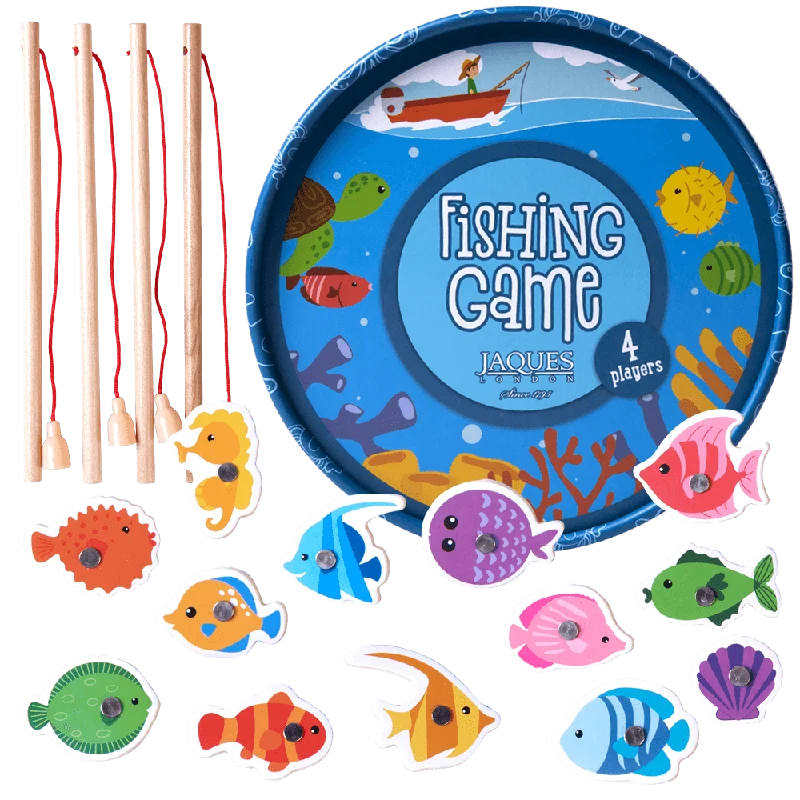 Wooden play castles for royal adventures​ Magnetic Fishing Game - Educational Game