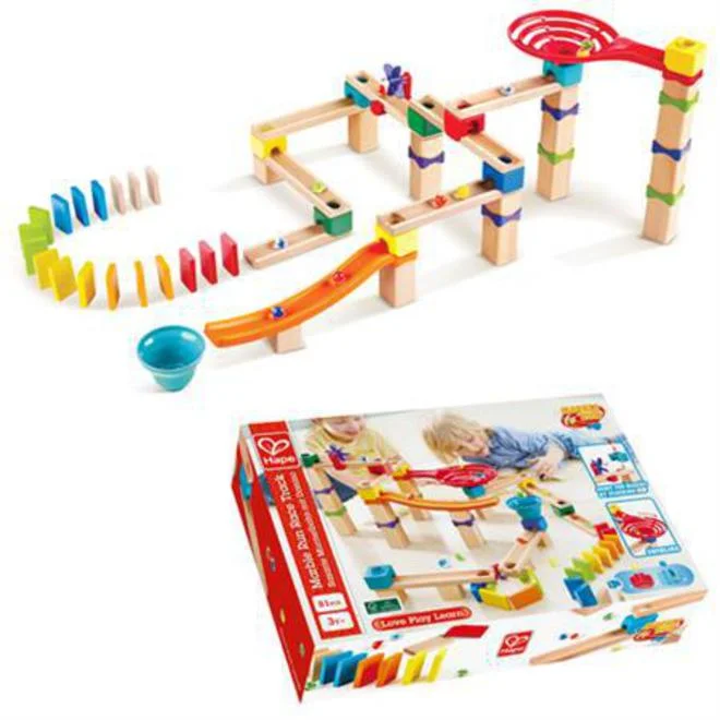 Wooden climbing toys for physical activity​ Marble Run Race Track Wooden Hape