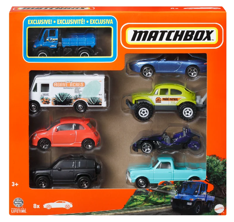 Car customization options for personalized vehicles​ Matchbox 1:64 Scale Die-Cast Toy Cars Or Trucks, Set Of 8