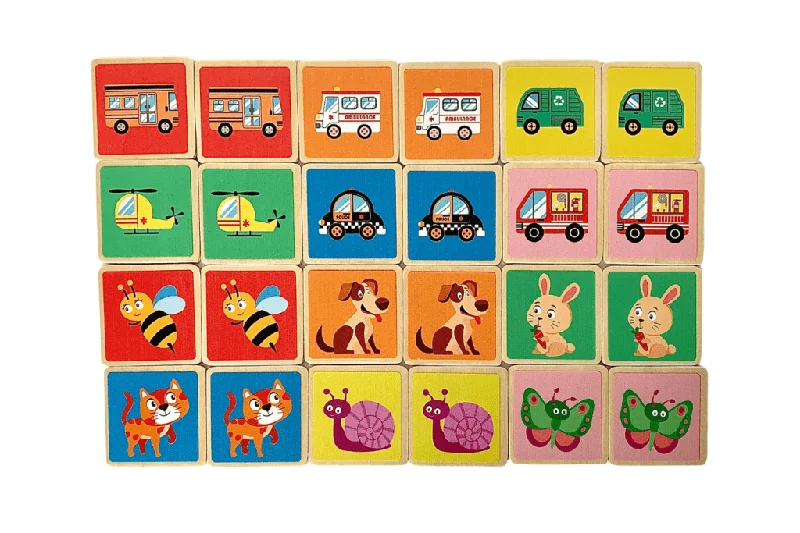 Wooden play helicopters for air travel play​ Wooden Memory Game