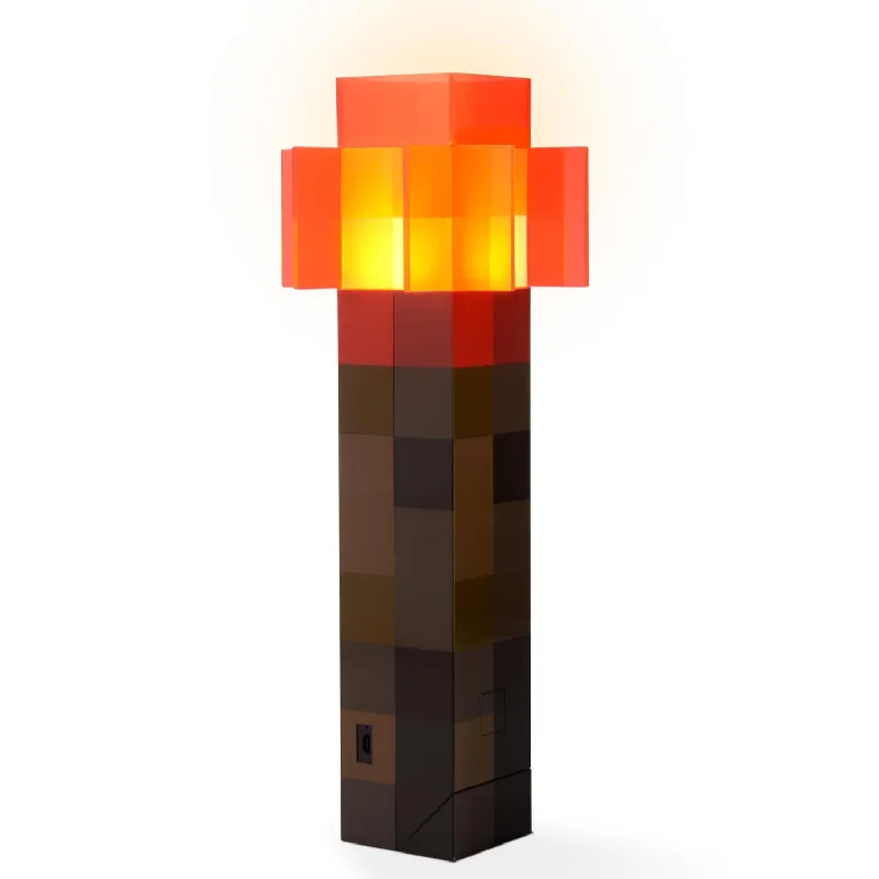 Sports video games based on popular leagues​ Minecraft Redstone Torch Lamp Nightlight | 12.6 Inch LED Costume Cosplay Light