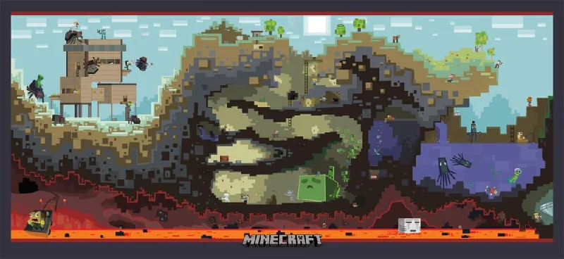 Video games for LGBTQ+ representation​ Minecraft Screenshot Poster