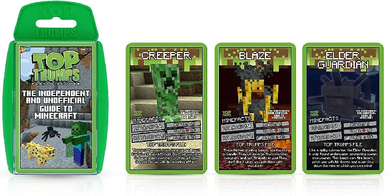 Video games with DLC pre - orders​ Minecraft Top Trumps Card Game