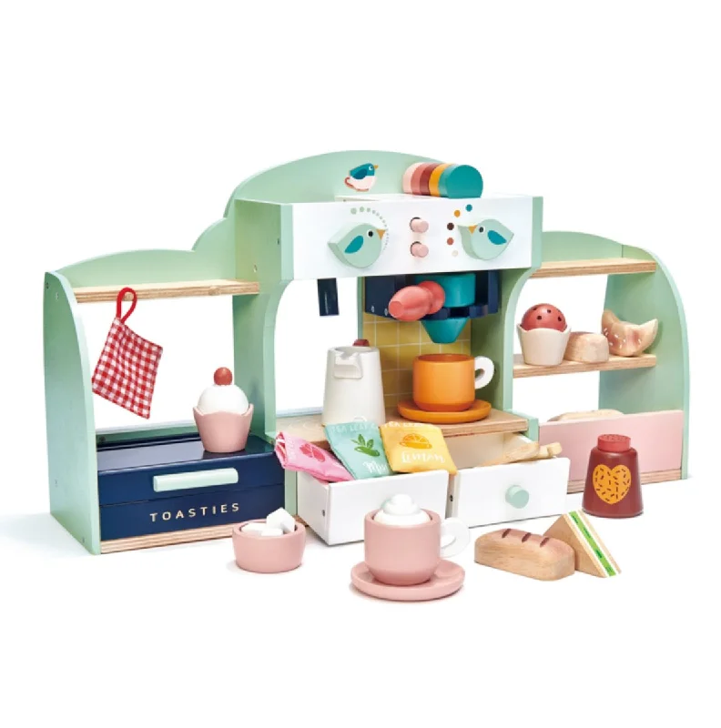 Wooden glow - in - the - dark toys for nighttime play​ Mini Chef Bird's Nest Cafe - Tender Leaf Toys