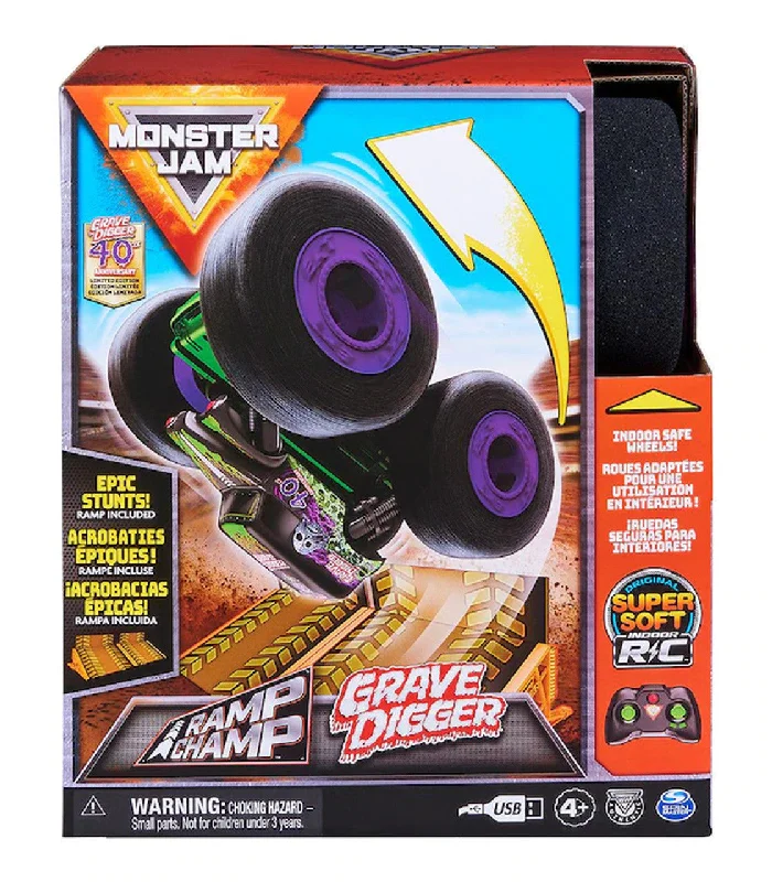 Train stations with modern facilities​ Monster Jam Radio Control Ramp Champ Grave Digger