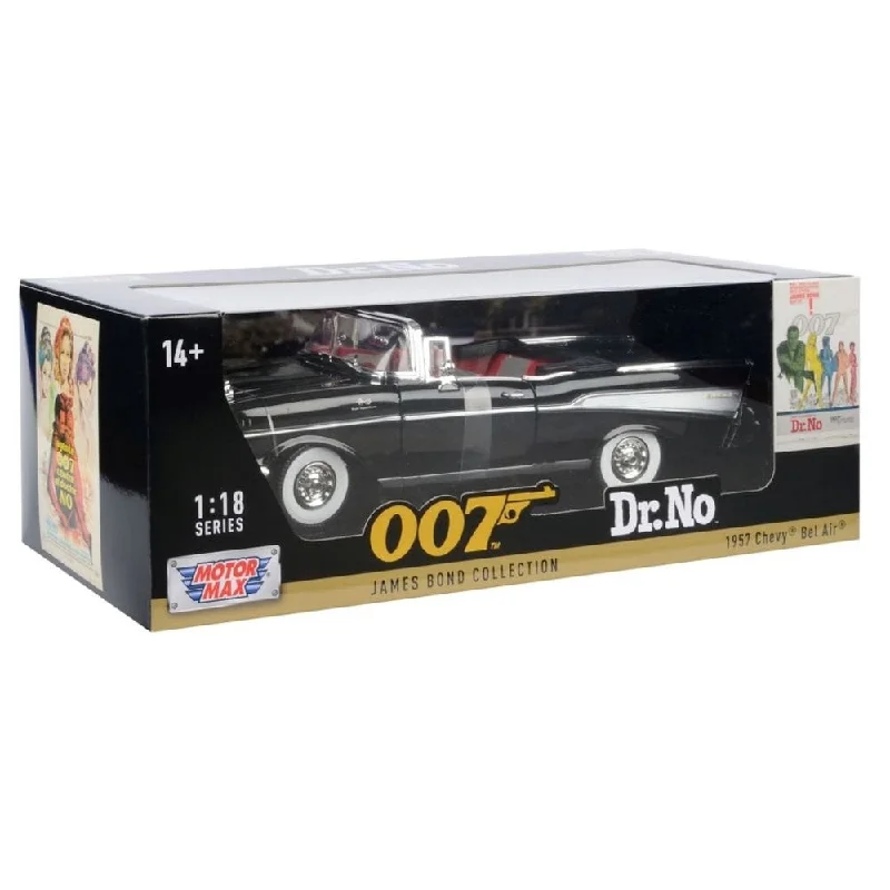 RC cars with off - road capabilities for rough terrains​ Motor Max 1/18 1957 Chevy Bel Air Dr No James Bond