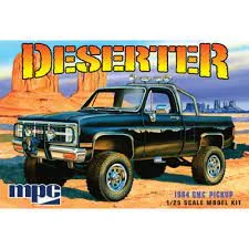 Cargo tricycles for small - scale deliveries​ MPC 1/25 1984 GMC Pickup (Black) Plastic Model Kit