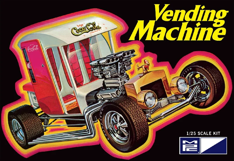 Passenger train cars with various amenities​ MPC 1/25 Coca Cola Vending Machine Show Rod (Steve Tansy) Se Drag Plastic Model Kit