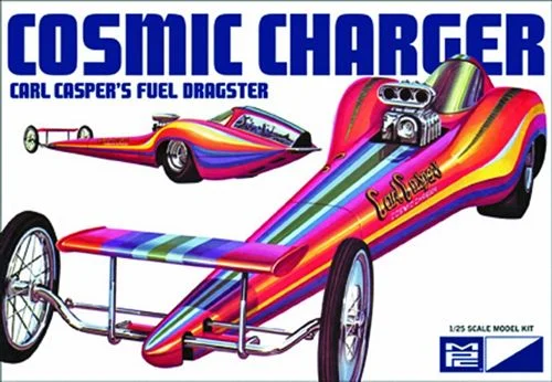 Train observation cars for scenic views​ MPC 1/25 Cosmic Charger Carl Casper Plastic Model Kit Drag