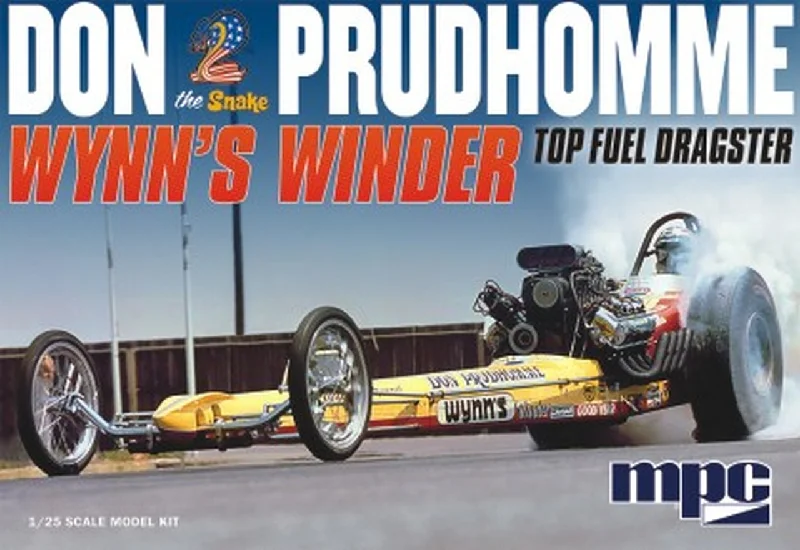 Railroad ties for supporting the tracks​ MPC 1/25 Don The Snake Prudhomme Wynns Winder Dragster Plastic Model Kit