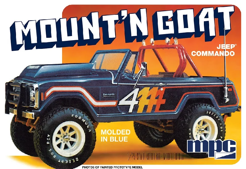 Train enthusiasts' clubs and events​ MPC 1/25 Jeep Commando Mountn Goat Plastic Model Kit