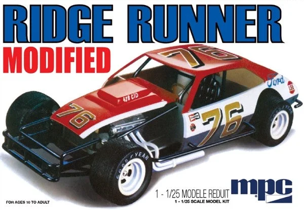 Minivans with sliding doors for easy passenger access​ MPC 1/25 Ridge Runner Modified Drag Car Plastic Model Kit