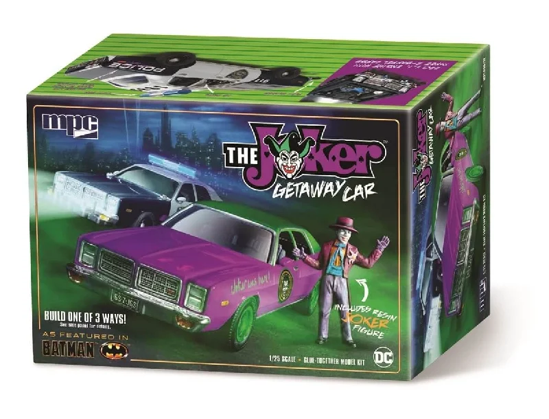 Dump trucks used in mining and building projects​ MPC 1/25 The Joker Getaway Car Plastic Model Kit