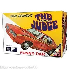 Refrigerated trucks for transporting perishable goods​ MPC 1/25 The Super Judge Arnie Bestwicks Funny Car Plastic Model Kit