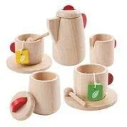 Wooden battery - operated toys for added functionality​ MY KITCHEN PLAY KETTLE - Plan Toys