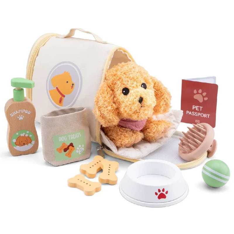 Wooden swing toys for gentle motion​ New Classic Toys Pet Care Play Set