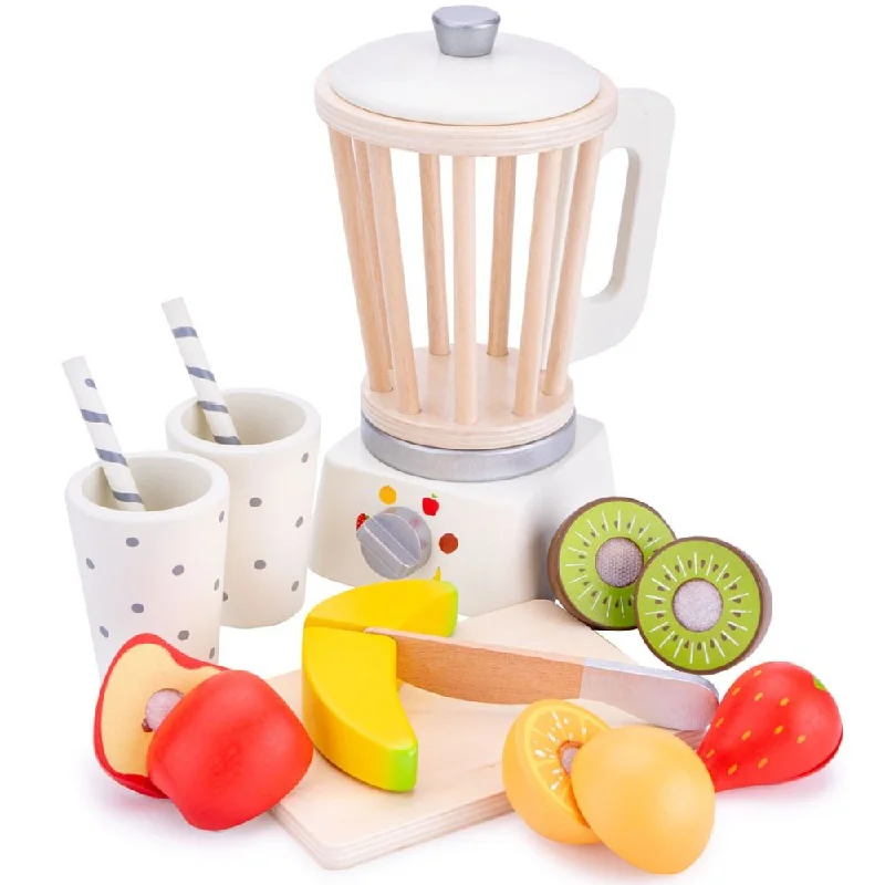 Wooden drums for rhythmic play​ New Classic Toys Smoothie Blender