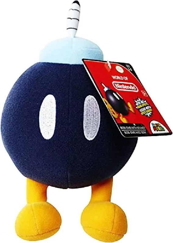 Video games with cosplay costumes​ Nintendo 5" Plush with Sounds: Bob-Omb