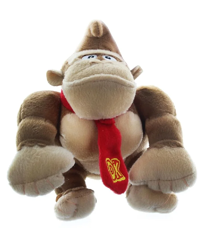 Video games for seniors with simple controls​ Nintendo Mario Bros Donkey Kong 6" Sitting Plush