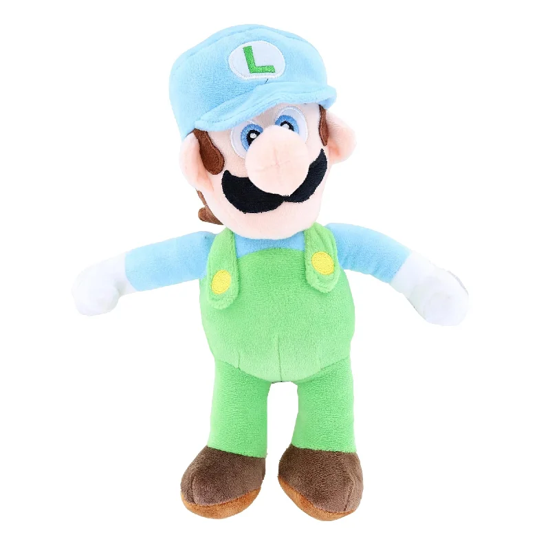 Video games with seasonal events​ Nintendo Super Mario 12 Inch Character Plush | Ice Luigi