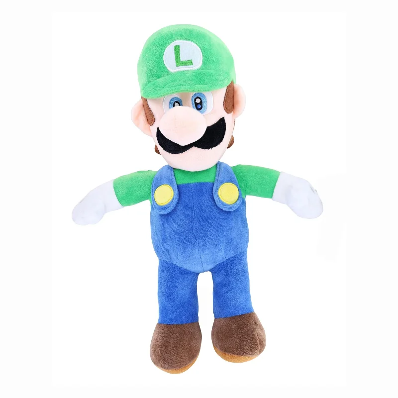 Video games with speedrun challenges​ Nintendo Super Mario 16 Inch Character Plush | Luigi