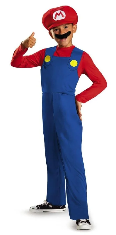 Video games with expansion packs​ Nintendo Super Mario Bros Mario Classic Child Costume
