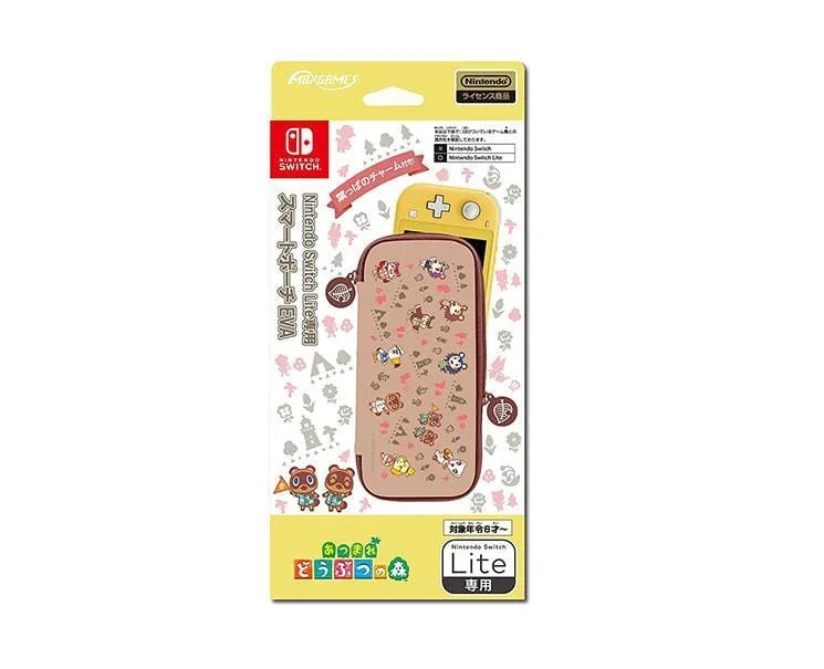 Video games with speedrun challenges​ Nintendo Switch Lite Animal Crossing Line Art Smart Case