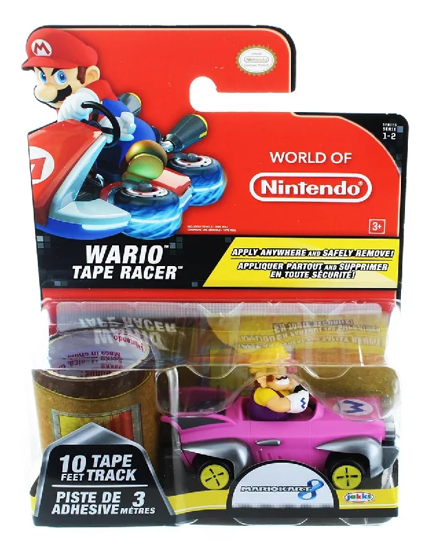 Video games with procedurally generated content​ Nintendo Tape Racers Wave 2: Wario w/ Wario Stadium Tape