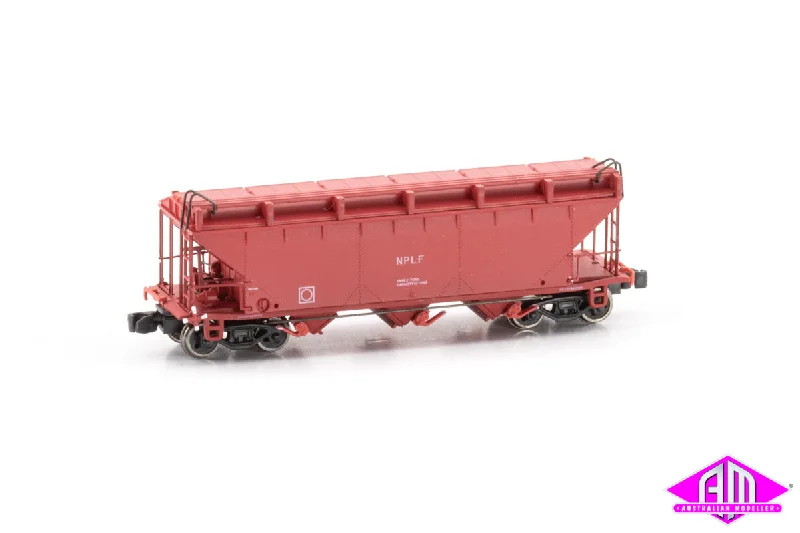 Construction - site model toys with workers and equipment​ NSWGR NPLF Clinker Cement Hopper - Red - 5 Pack (N Scale)