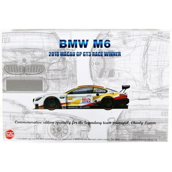 Motorboats for fishing and water cruising​ NuNu 24008 Kit 1/24 BMW M6 GT3 Special Edition No.3 Goodbye Charly Team Schnitzer