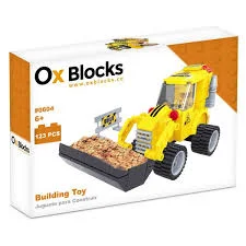 Wooden walker toys for learning to walk​ OX CONSTRUCTION BUILDING TOY - 123PCS