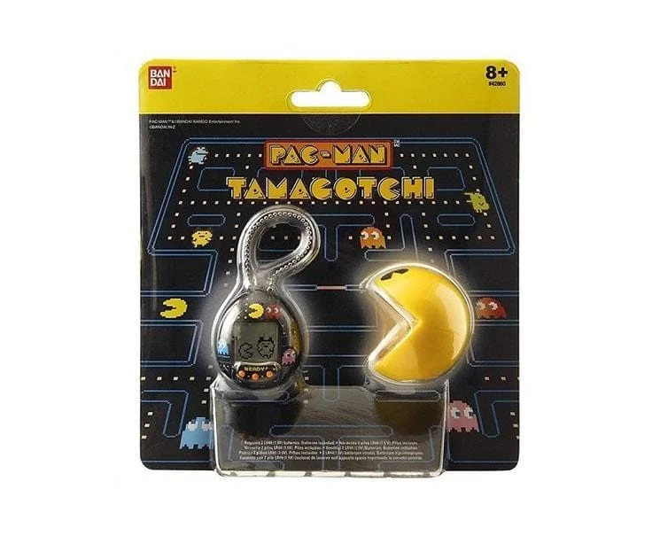 Simulation video games for life - like experiences​ Pac-Man Tamagotchi W/ Figurine