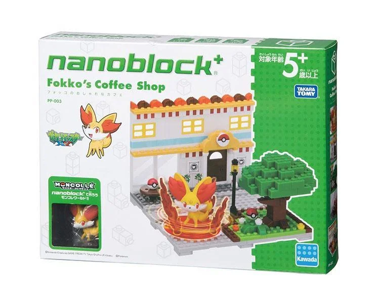 Video games with seasonal events​ Pokemon Nanoblock: Fennekin's Coffee Shop