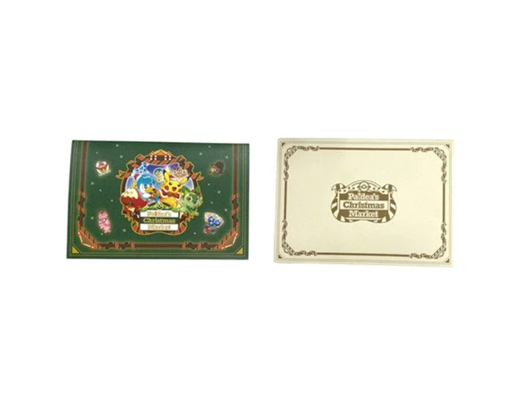 Video games with speedrunning communities​ Pokemon Paldea's Christmas Market Greeting Card