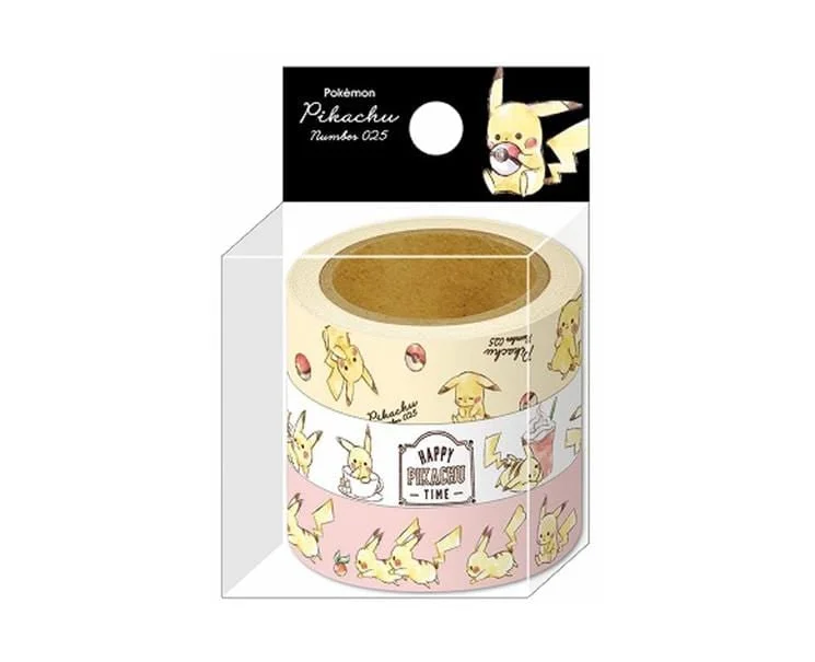 Video games with DLC (Downloadable Content)​ Pokemon Washi Tape: Pikachu And Pokeball Series 3Pc Set
