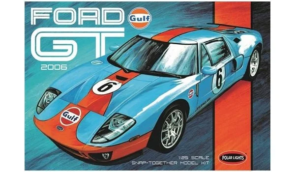 RC cars with high - speed motors for thrill - seeking​ Polar Lights 1/25 Gulf 2006 Ford Gt Plastic Kit