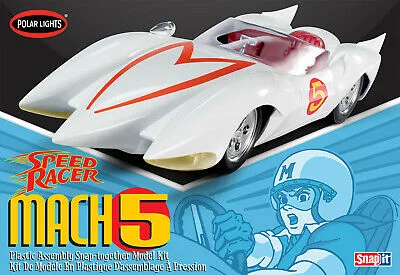 RC trucks for heavy - duty remote - controlled fun​ Polar Lights 1/25 Speed Racer Mach V Snap Plastic Kit Movie