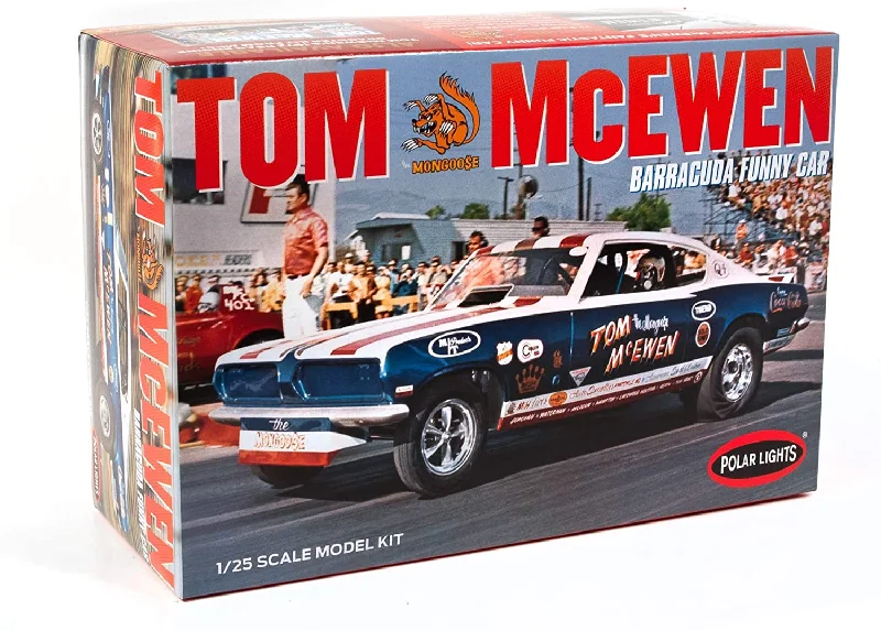 RC planes for aerial remote - controlled flights​ Polar Lights 1/25 Tom Mcewen Barracuda Funny Car