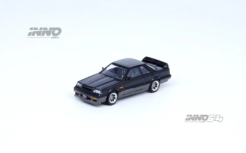 Safari - jeep model toys for African - safari play​ INNO Models 1:64 Nissan Skyline GTS-R (R31) in Black / Gunmetal