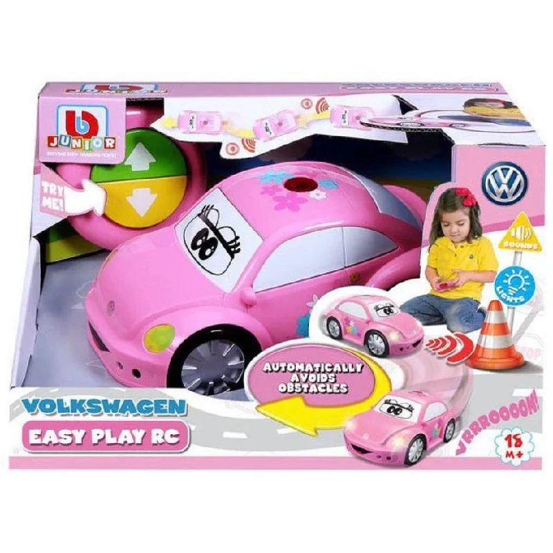 Luxury sports cars with high - performance engines​ Volkswagen RC Radio Control VW Beetle Pink…@Maisto